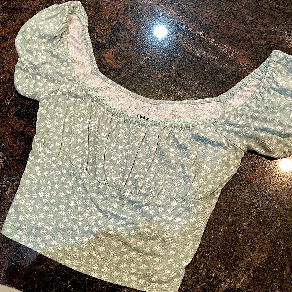 Green Pacsun crop top💚